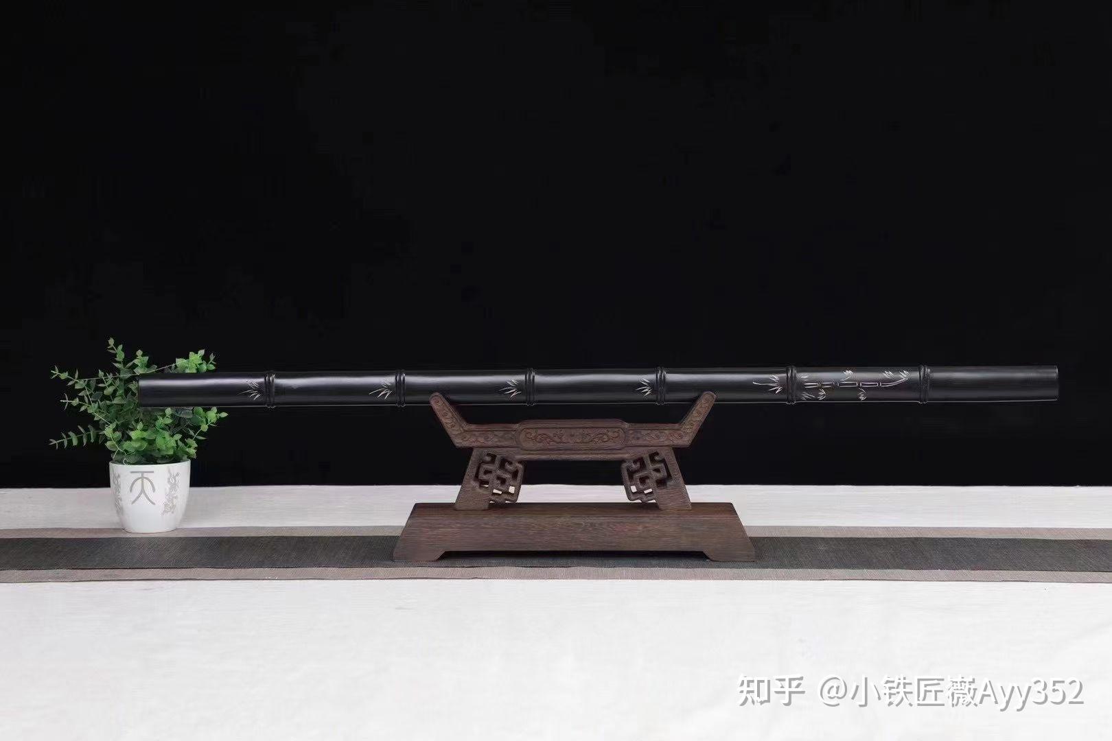 竹节锰钢唐刀竹子君子剑