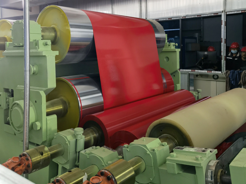 湖南攀达1450毫米冷轧全流程项目1彩涂机组全线热负荷试车成功