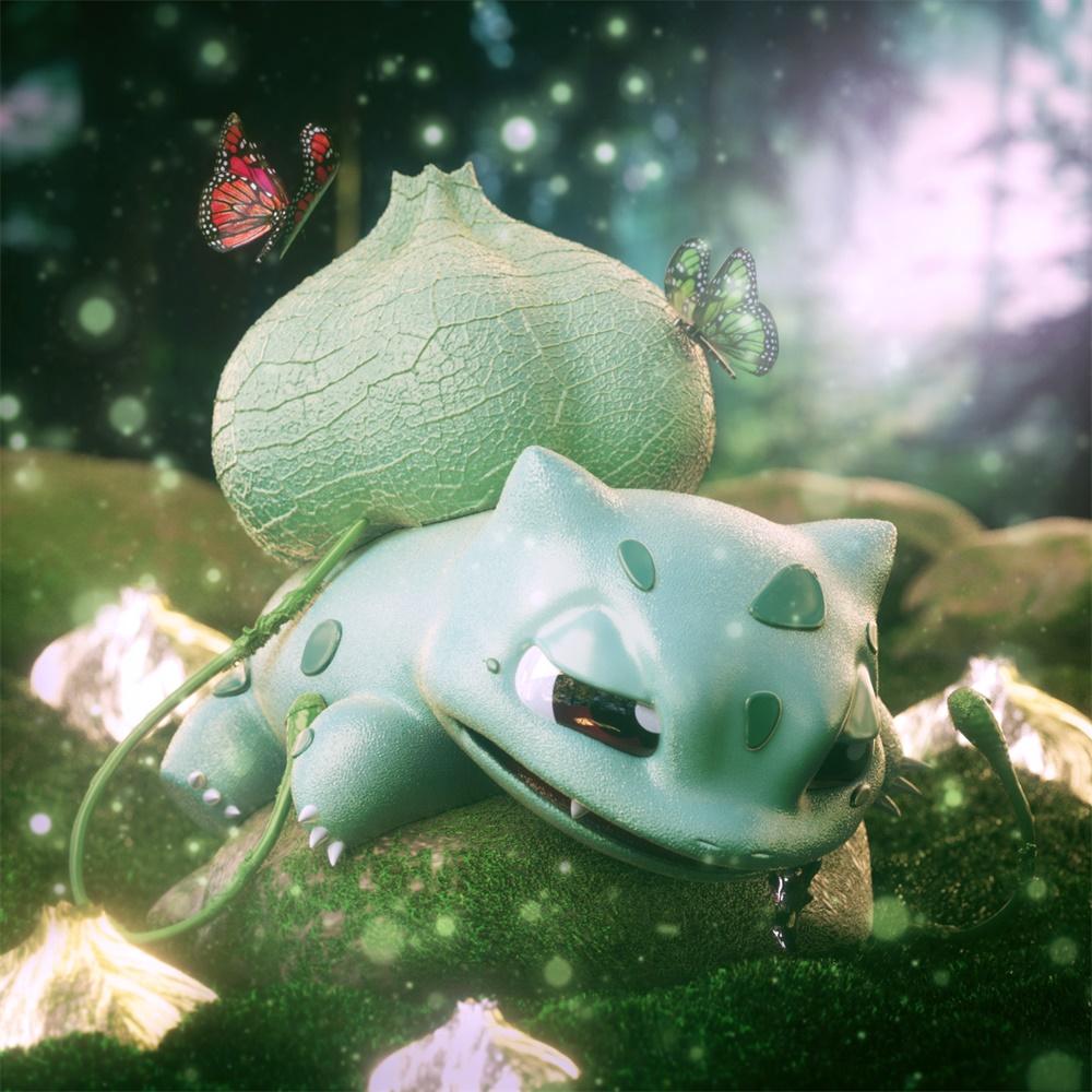 不仅充满了梦幻的色彩,而且还带着童年的回忆,小的时候就是神奇宝贝的