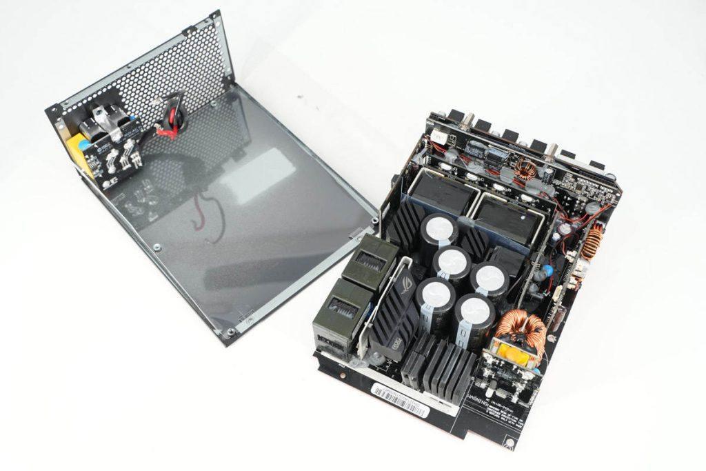 拆解报告:华硕rog 1600w钛金牌雷神2代电源rog-thor-1600t-gaming