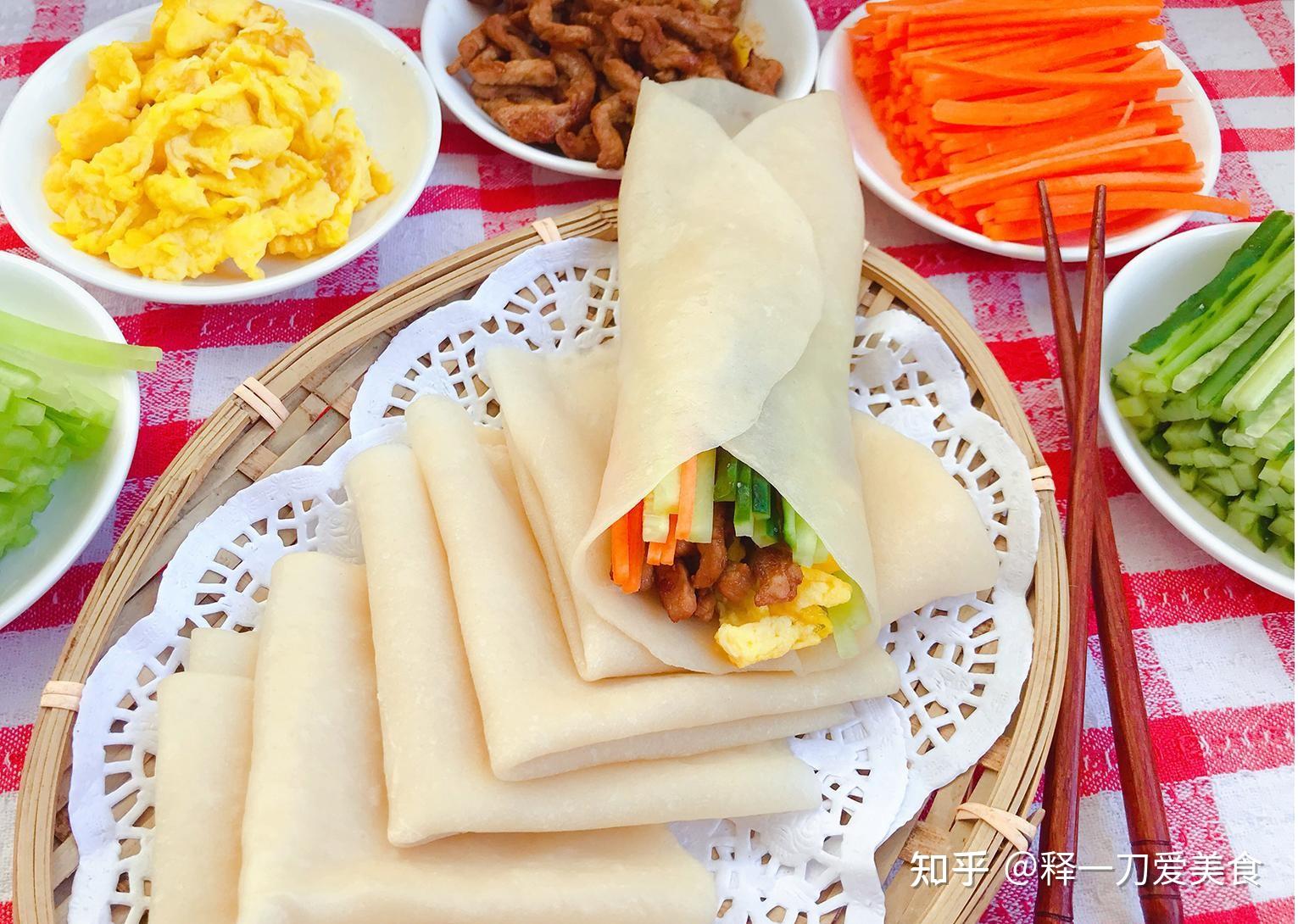 春饼在家怎么做才能薄如蝉翼又好吃呢 - 知乎