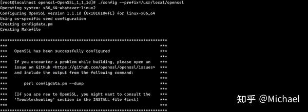 B、OpenAI-ChatGPT：集成到Linux终端：升级OpenSSL(OpenSSL 1.1.1d) - 知乎