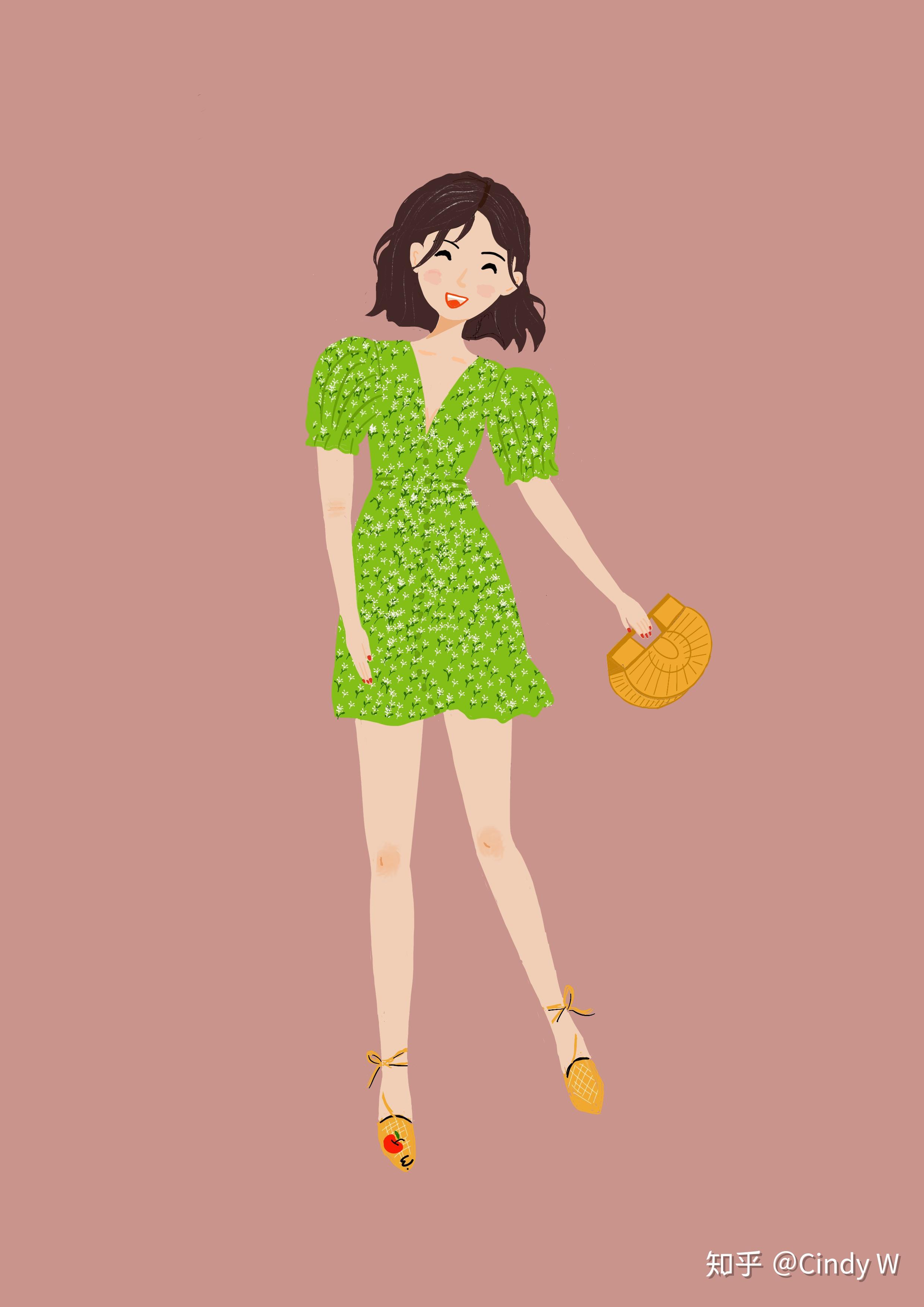 reformation ootd森女风的花田小憩仙女裙的公主裙画风又转了 从这