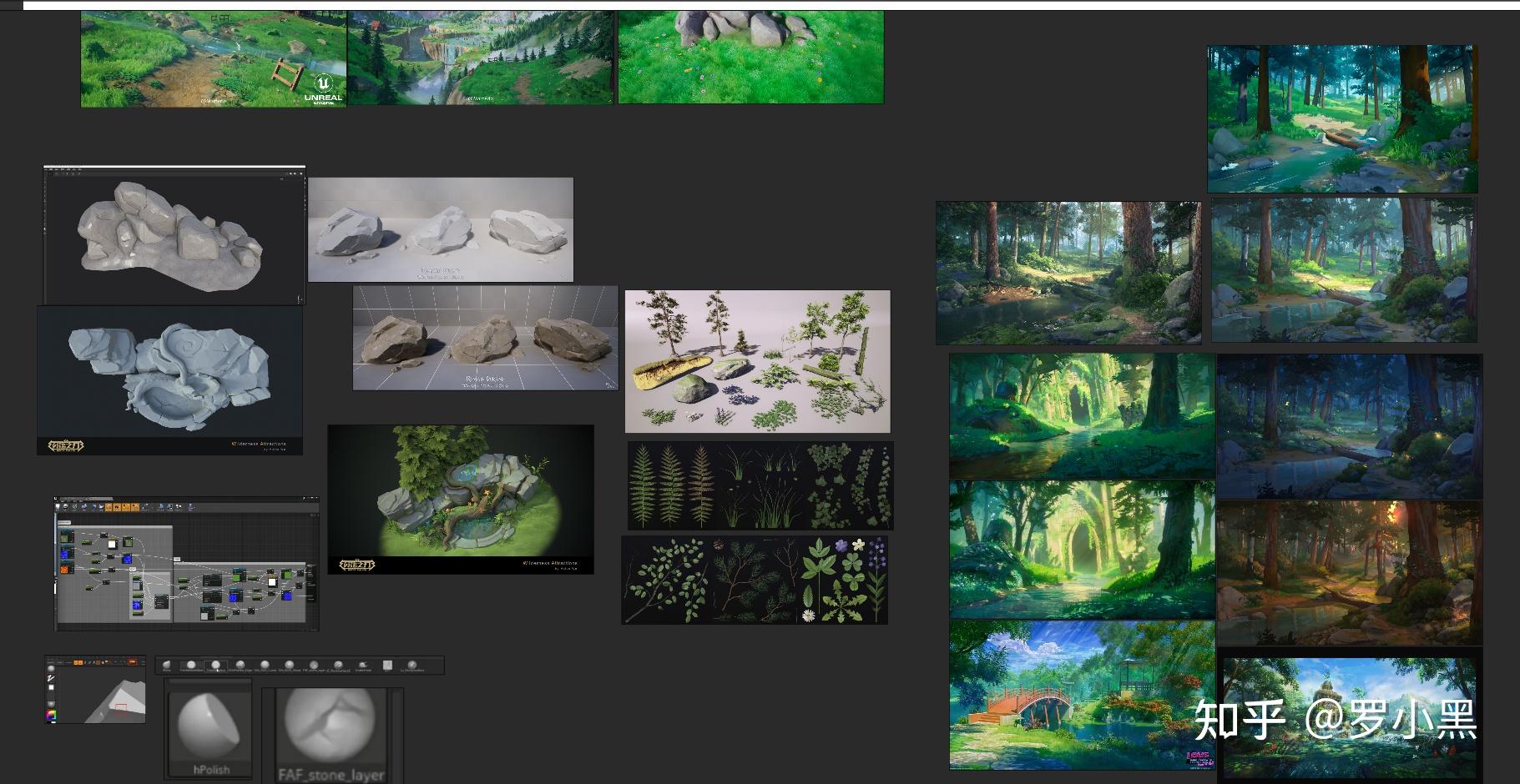 UE风格化场景制作——第一章:原画、白盒和简要流程 - 知乎