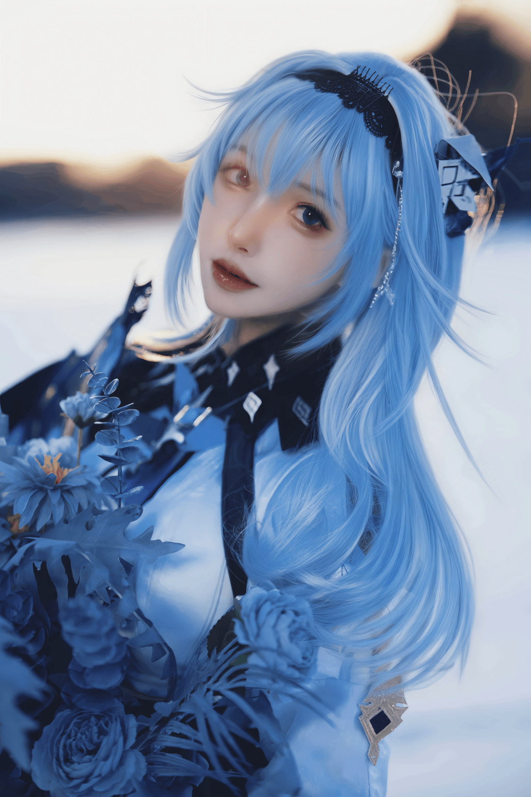 冰湖上的曼妙身影! 原神 优菈cos - 知乎