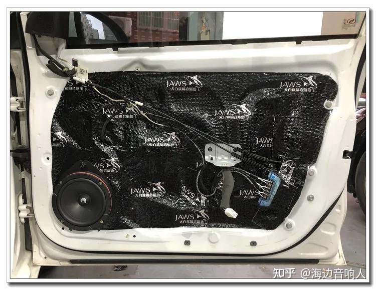 别克英朗前声场音响使用的是诗芬尼s60喇叭,汕头车韵技师将高音单元