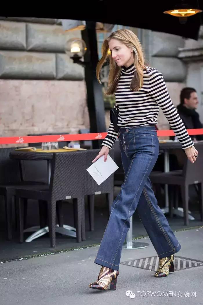 高腰牛仔裤帮你告别“圆柱民”