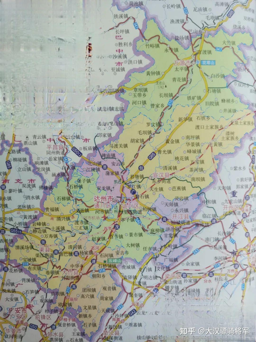 图文解读四川省和21个地级市州地理和历史（2023年高清彩色行政地图可收藏） - 知乎