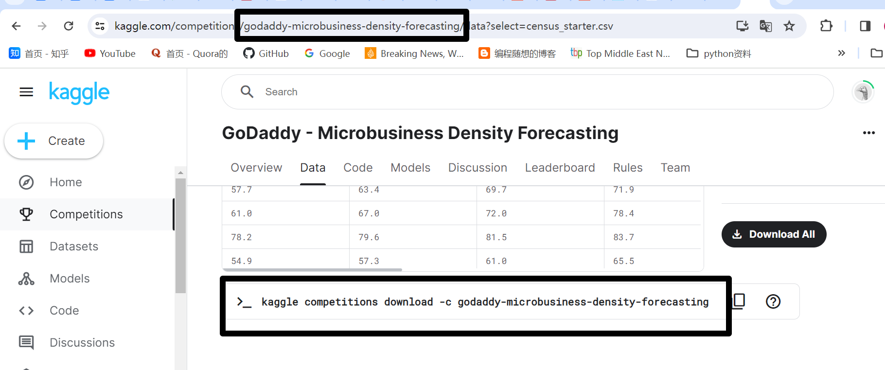  kaggle 