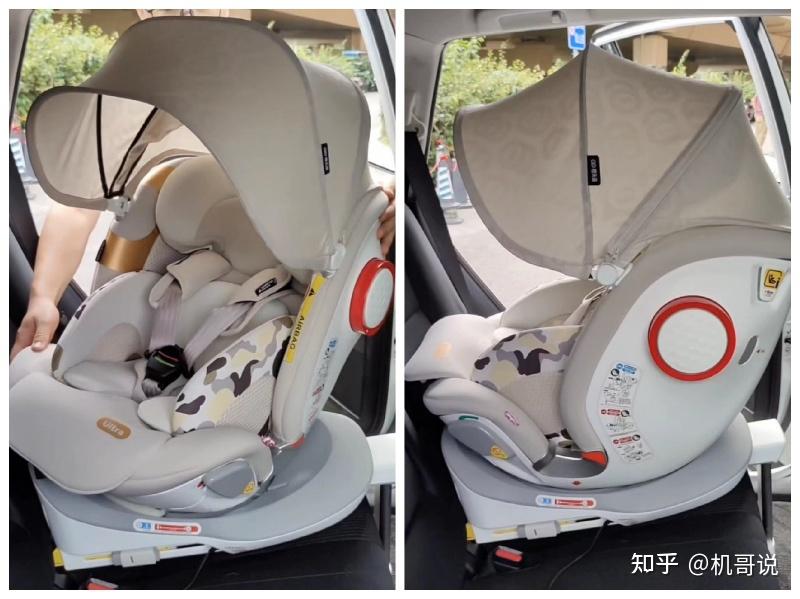 机哥开箱快评 | 猫头鹰妙转ultra安全座椅测评(0-7岁,智能沐风降温
