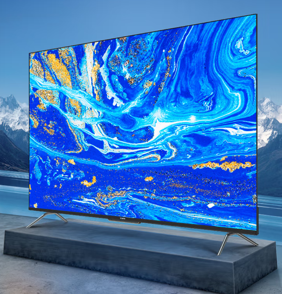 很少有入门级电视采用金属背板的,但是创维70a9就做到了.