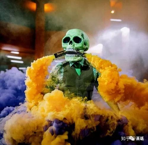 狂拽炫酷电子烟不能及的彩色烟雾图赏