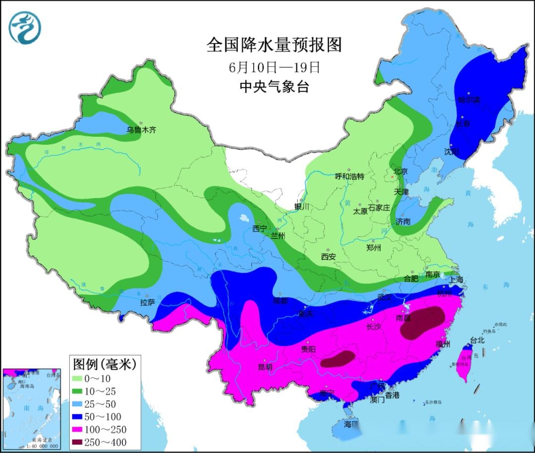 局地超40℃!京津冀鲁豫等地有持续性高温 江南等地多强降雨丨天气展望
