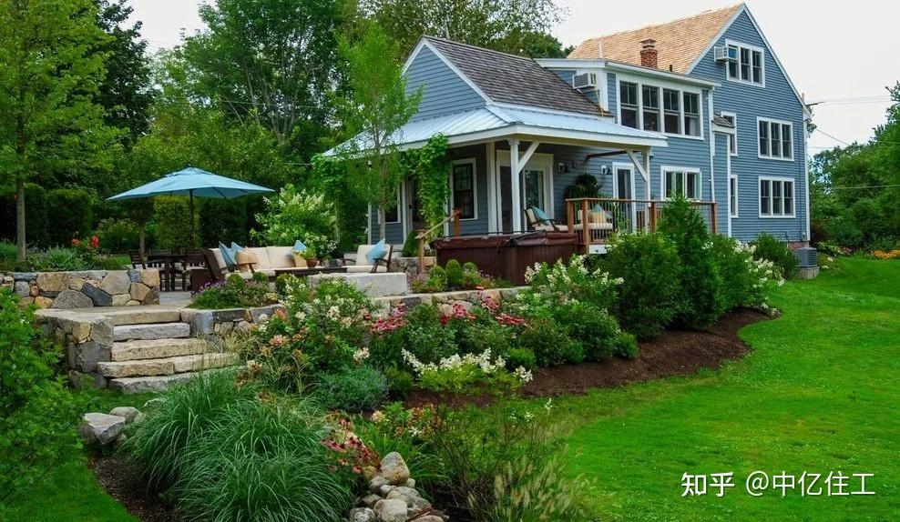 一组美式田园风格轻钢小别墅款款让人心动