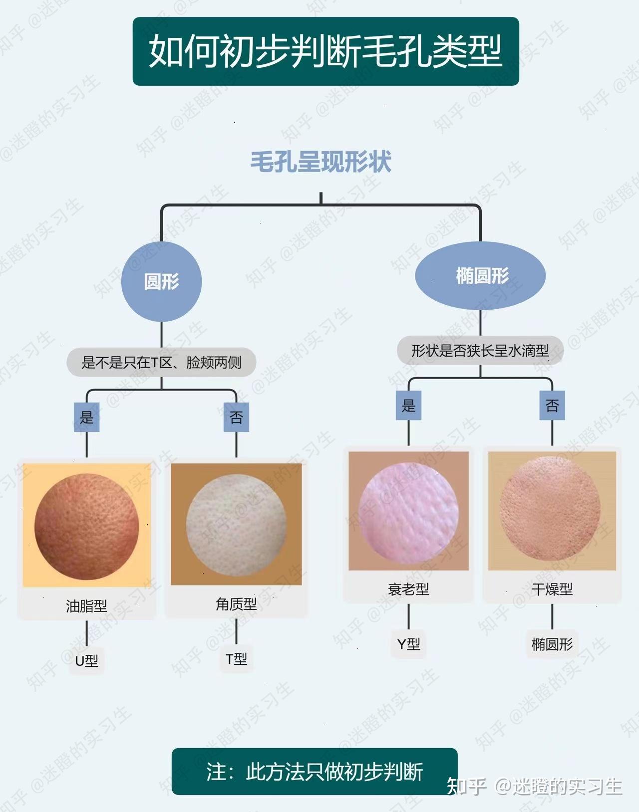 毛孔分辨类型图片图片