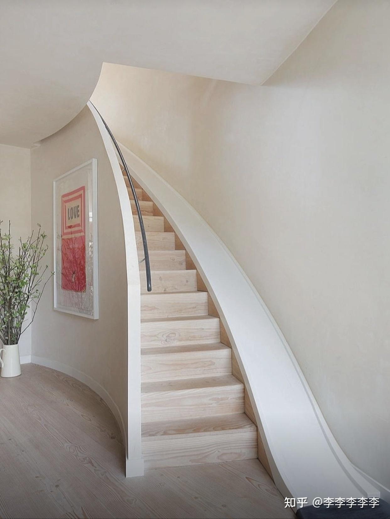 原楼梯基础上做滑梯,一梯两用空间还不浪费.