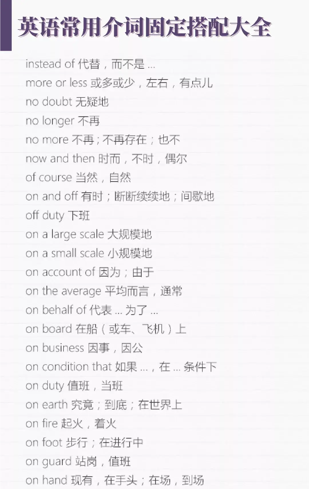 纯干货！英语常用介词固定搭配大全[推荐]！ - 知乎