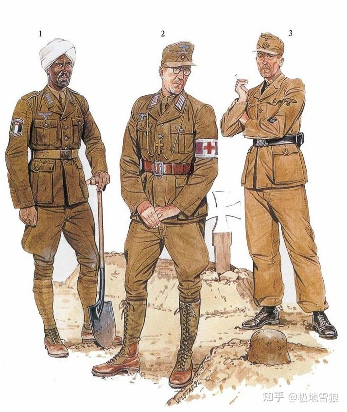 二战德军非洲军团军服 - 知乎