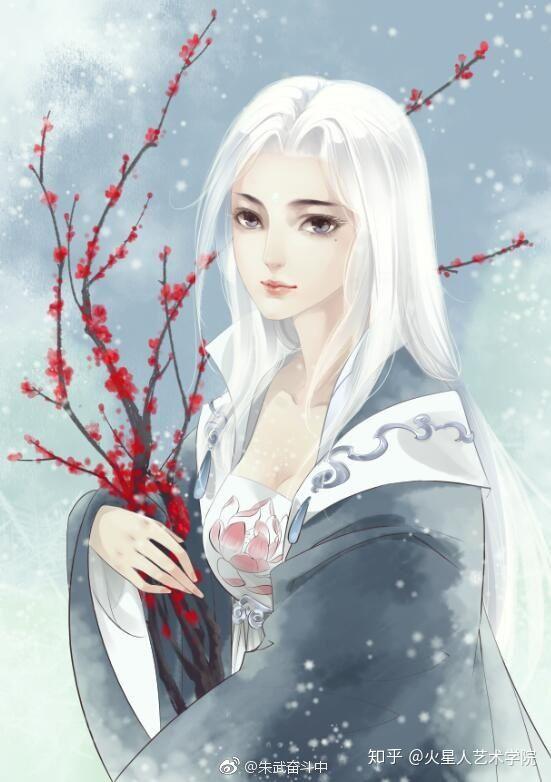 古风游戏人物插画原画