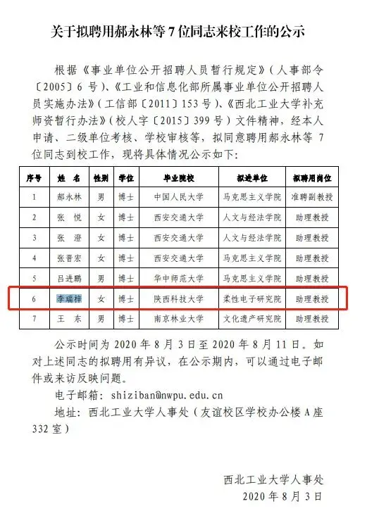 当时,李瑞梓尚且还是陕西科技大学的博士生,这篇论文的作者单位为什么