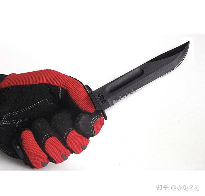 卡巴1259短版黑色直刀