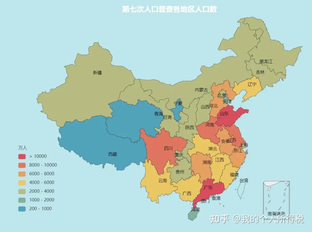 中国人口分布特点图片