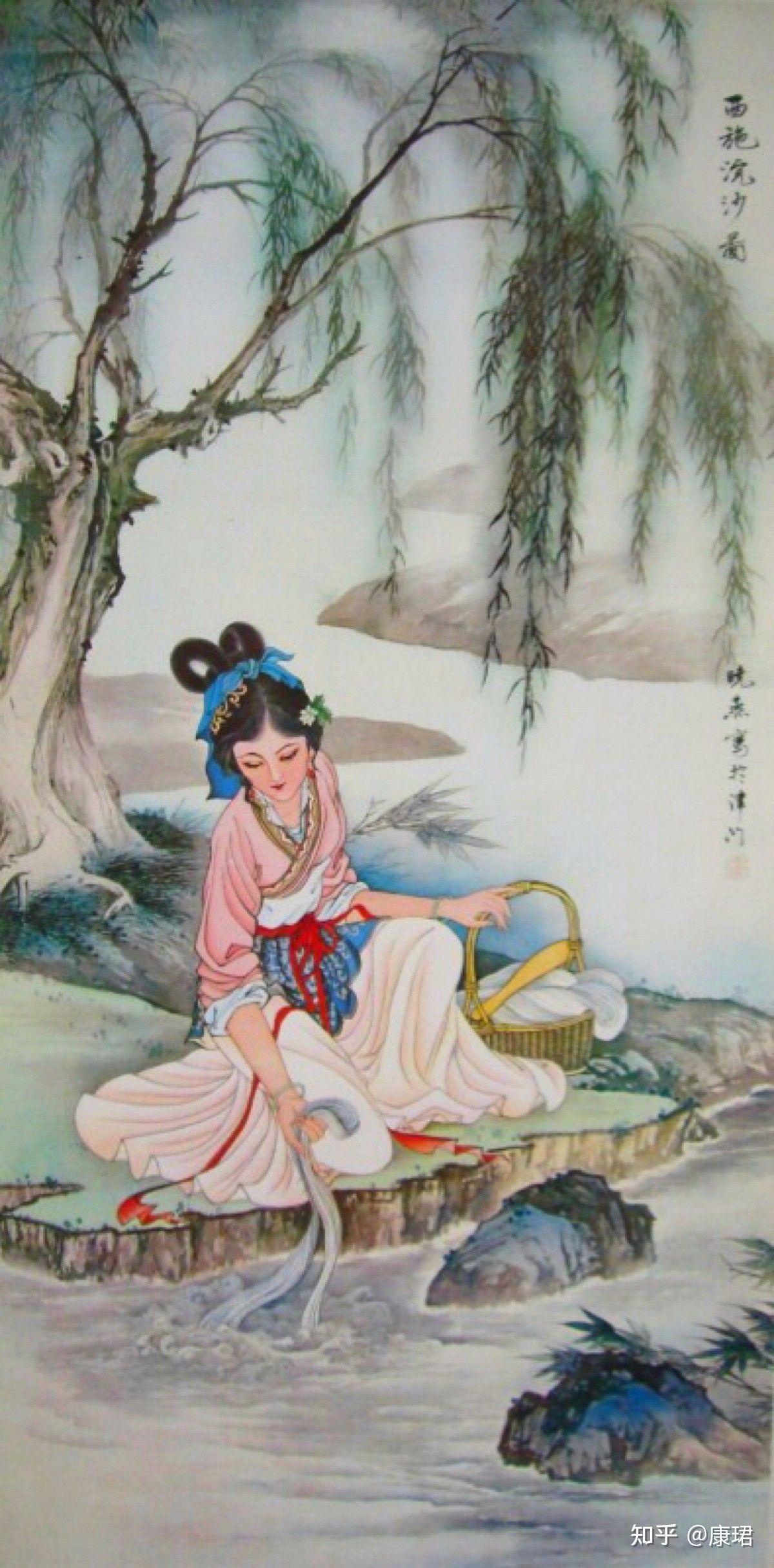 古代四大美女，有一个是虚构的。为什么说他们沉鱼落雁，闭月羞花 - 知乎