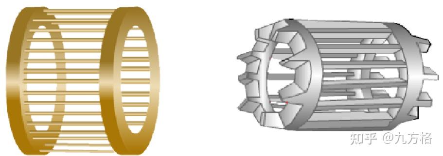 笼型异步电动机转子(铜条)鼠笼型异步电动机转子(铸铝)85鼠笼式转子