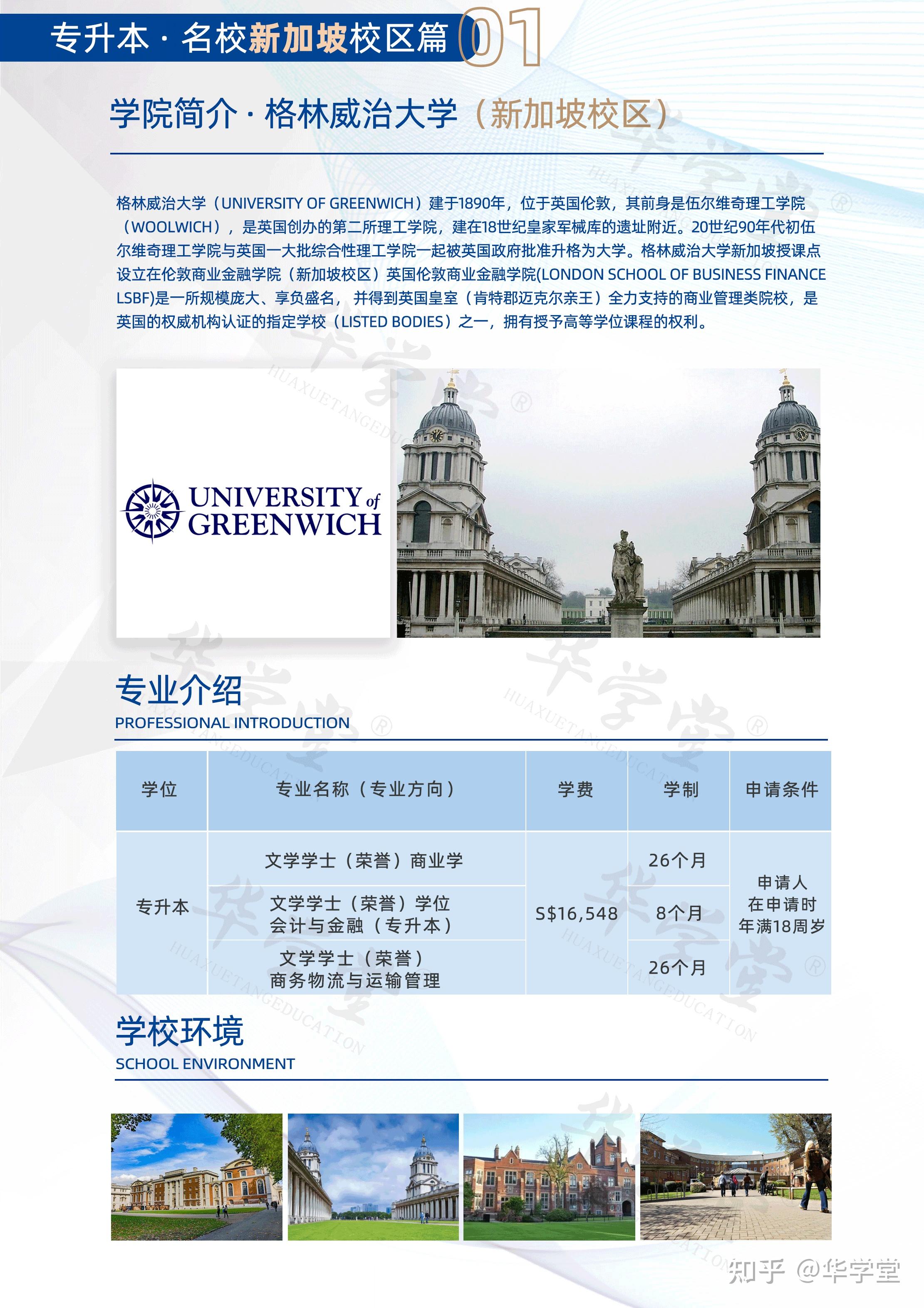 留学推荐专升本格林威治大学新加坡校区 - 知乎