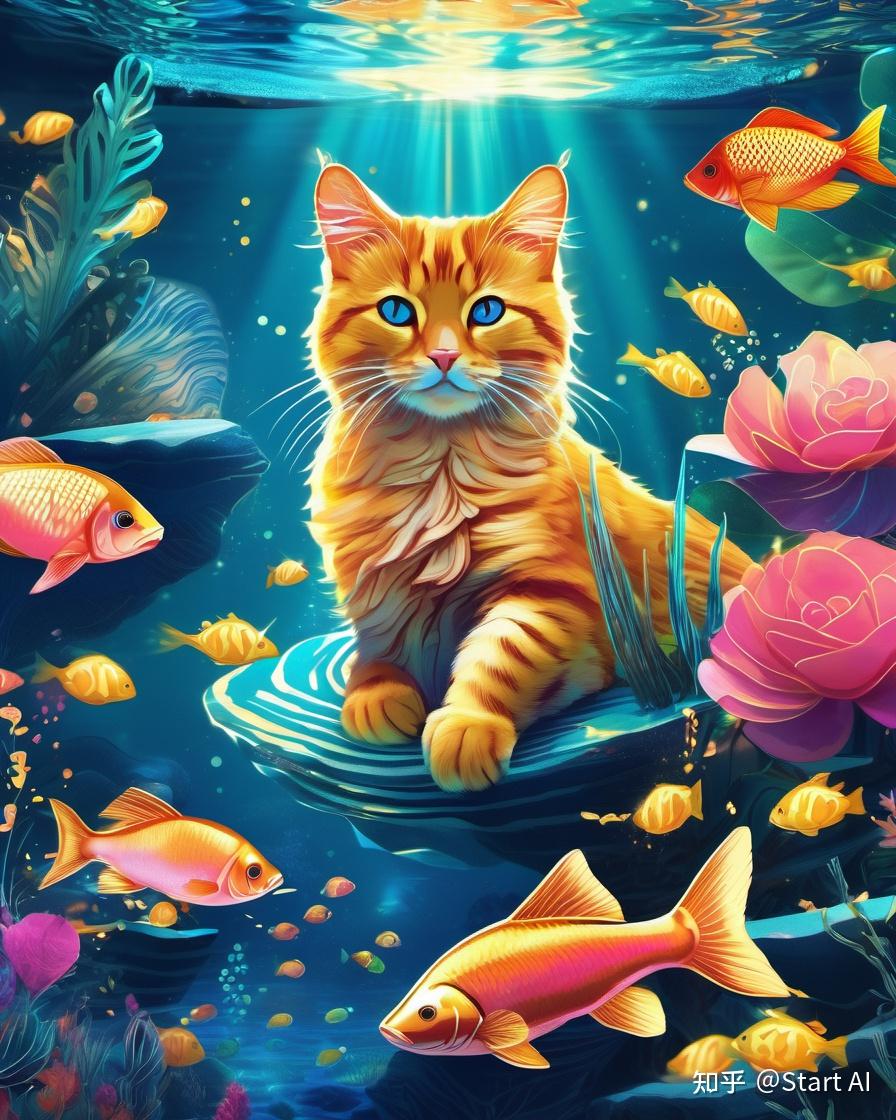 AI绘画丨风格化猫猫插画 - 知乎