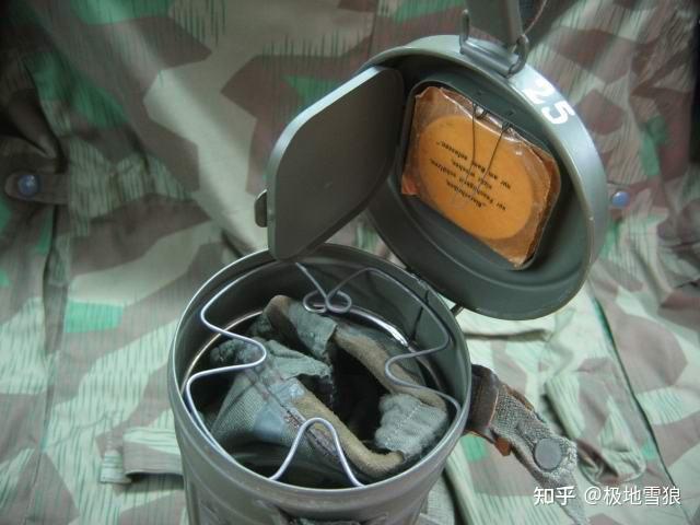 罕见珍品!二战德军第一版m38防毒面具