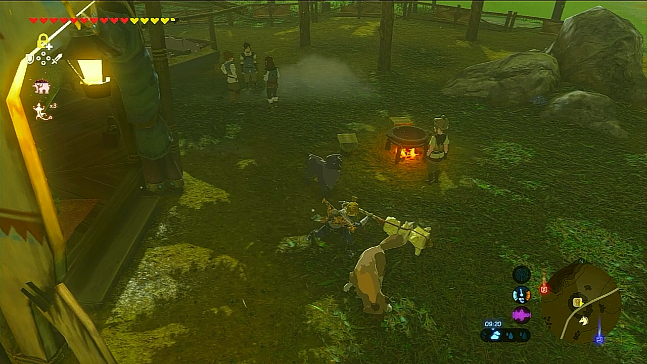 大可爱的游戏记录塞尔达传说旷野之息p89玛丽塔驿站的狗子们