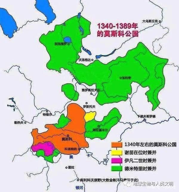 【东欧古代列国志】莫斯科大公国(一):历史沿革