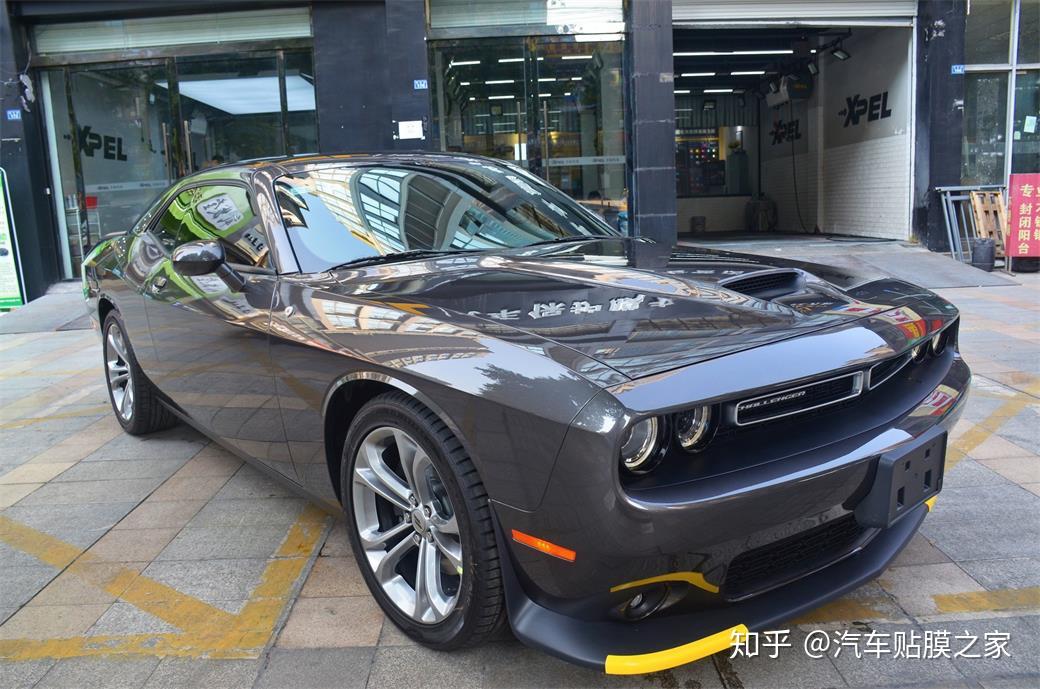 温江道奇挑战者贴隐形车衣欣赏