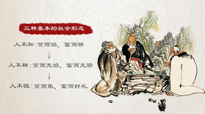 1.15子贡曰:“贫而无谄,富而无骄,何如?”子曰:“可也。未若贫而乐,富而好礼者也。”子贡曰:“《诗》云:‘如切如磋,如琢如磨’,其斯之谓与