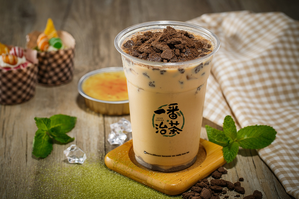 logo设计思路分享一家日式风奶茶店的logo怎么设计