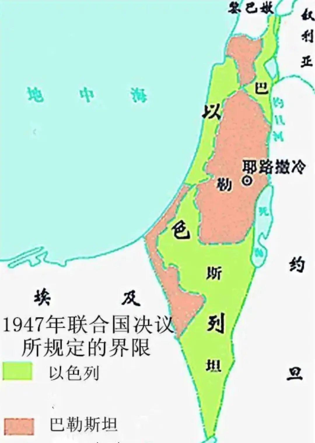 以色列地图中文版 - 以色列地图 - 地理教师网