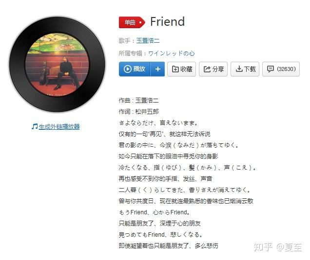 玉置浩二《friend》