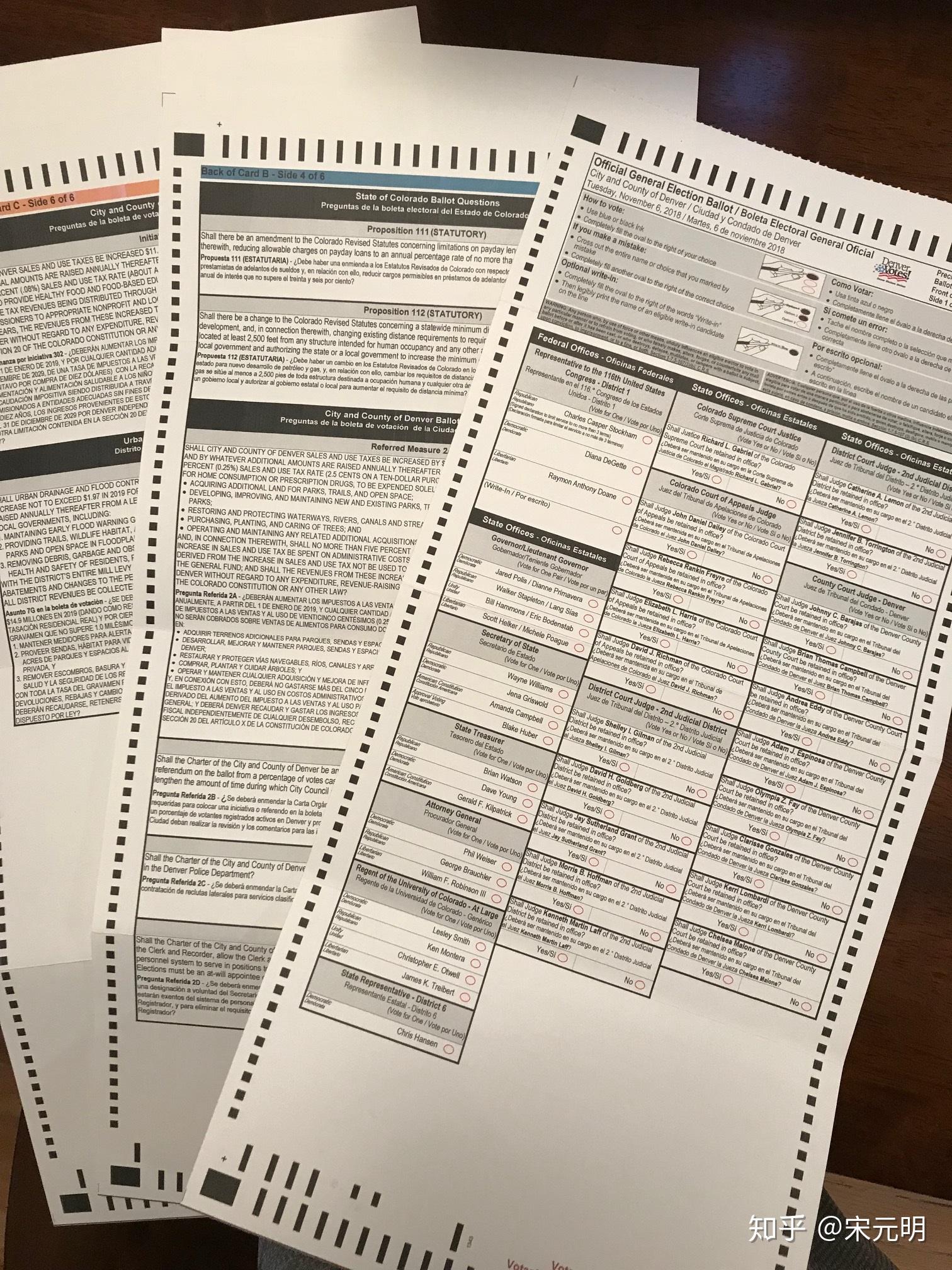 美国大选选票长啥样