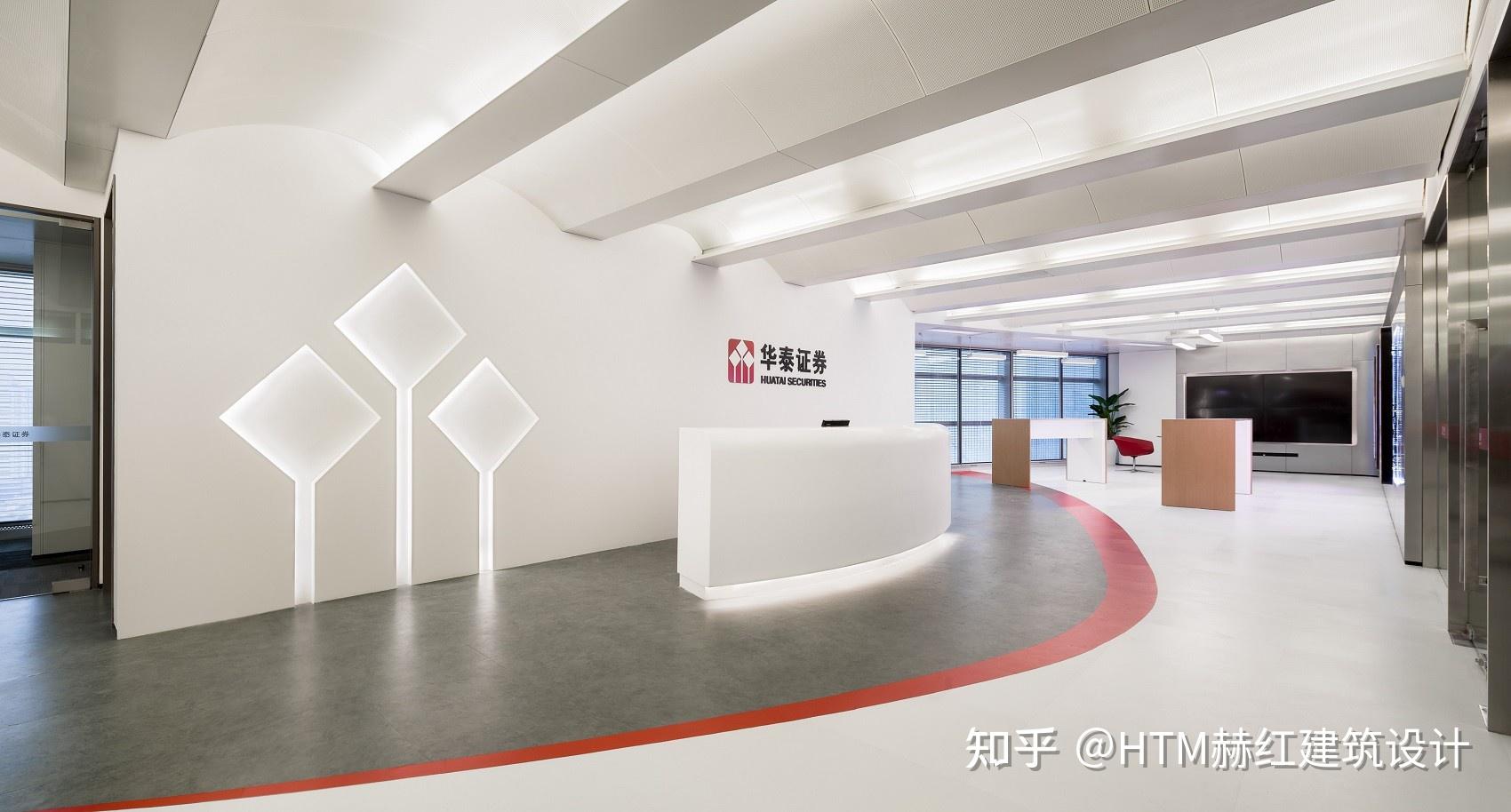 高端沉稳金融风——华泰证券网点办公室装修设计 - 知乎