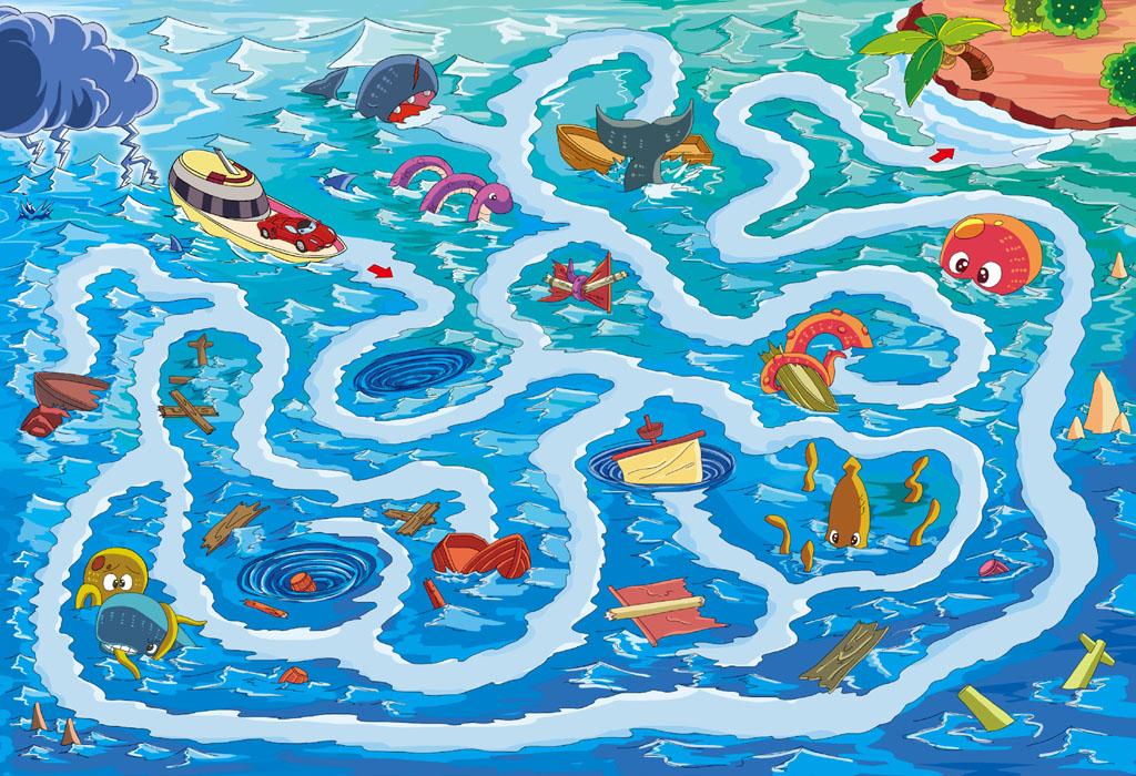 海上怪兽 - 5 分钟专注力训练迷宫 100:炫酷汽车 - 知乎书店