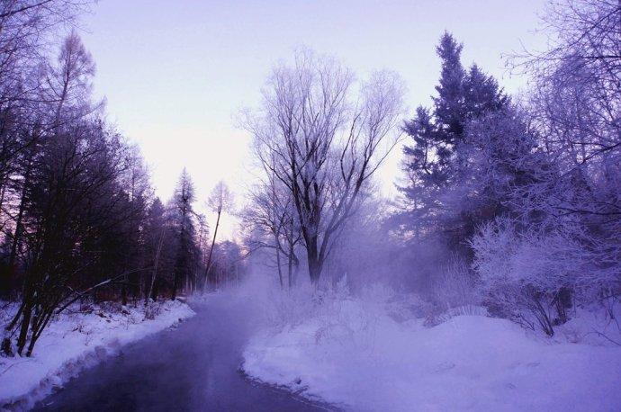 东北高端游长春长白山蓝景温泉露水河冬季狩猎望天鹅风景区