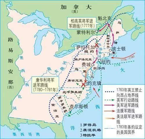 美国的前身北美十三洲原是大英帝国的殖民地,但1776年独立后的美国