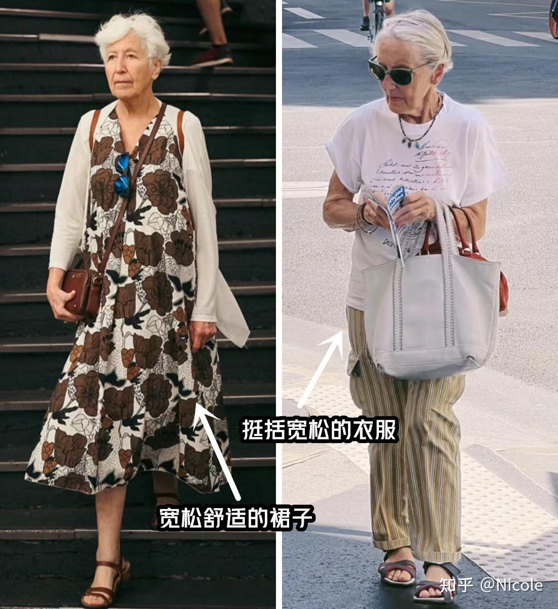 这位61岁日本奶奶真优雅！穿着简约却显高级，头发发白也挡不住美 -6park.com