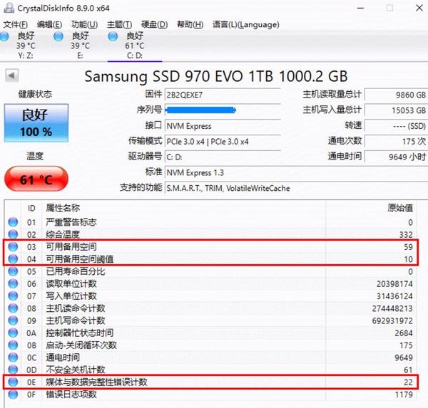 970 evo plus 0e