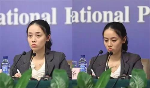 十一届全国人大五次会议开幕后的首场新闻发布会上,翻译姚梦瑶娴熟