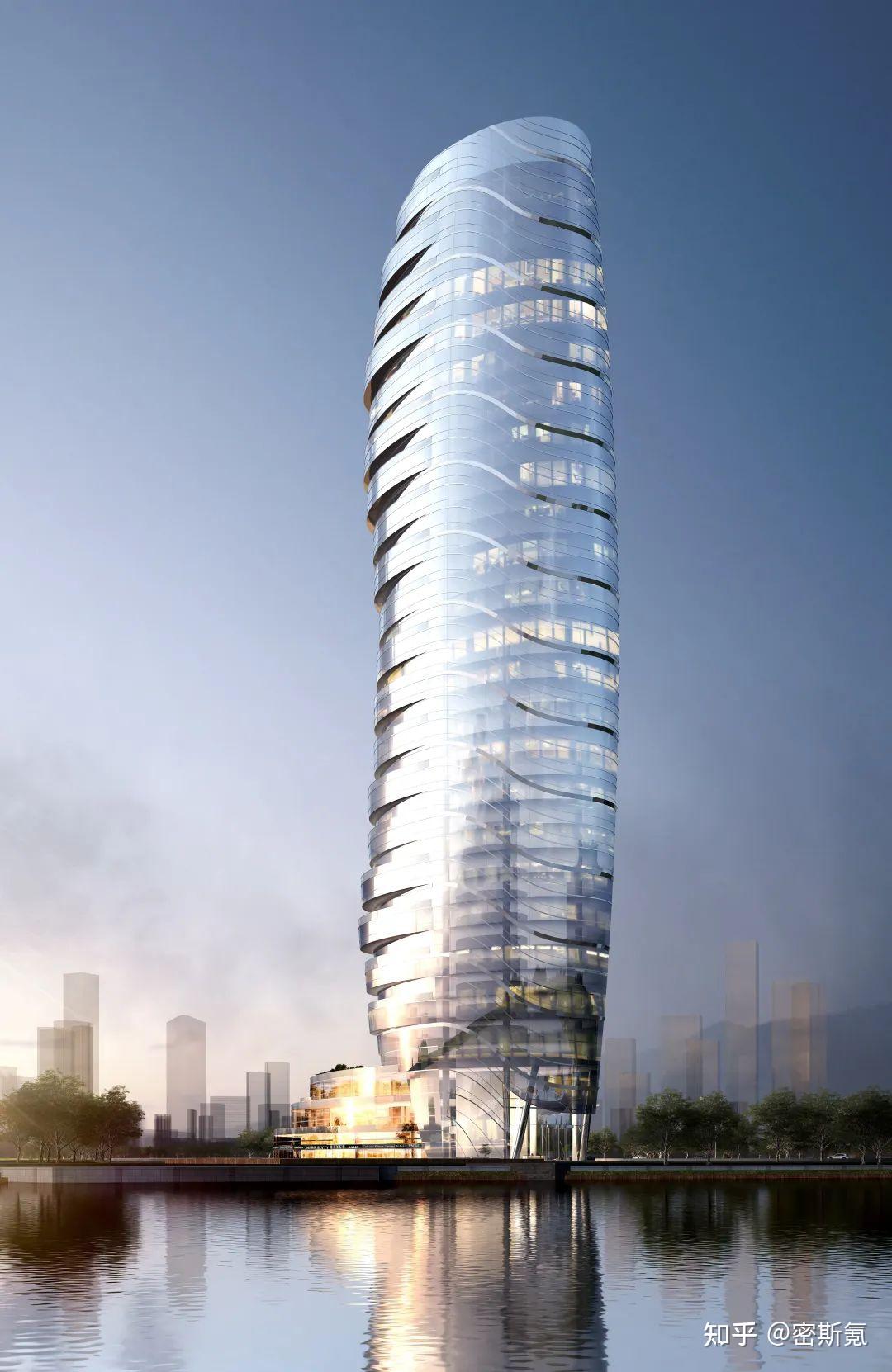 戴圆履方丨独特外观风格的高端酒店立面【建筑设计】