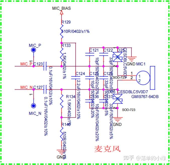 对地mic咪头(驻极体话筒)电路设计对地mic咪头(驻极体话筒)电路设计