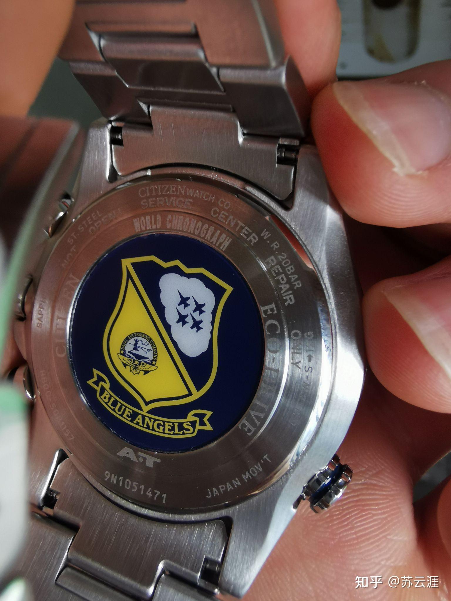 刚入手了一块西铁城蓝天使一代哪位大佬看下是不是真的求