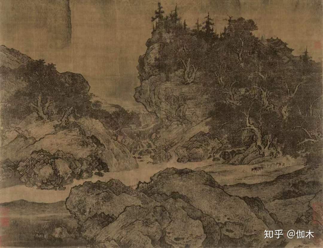 作品赏析——北宋范宽《溪山行旅图》 - 知乎